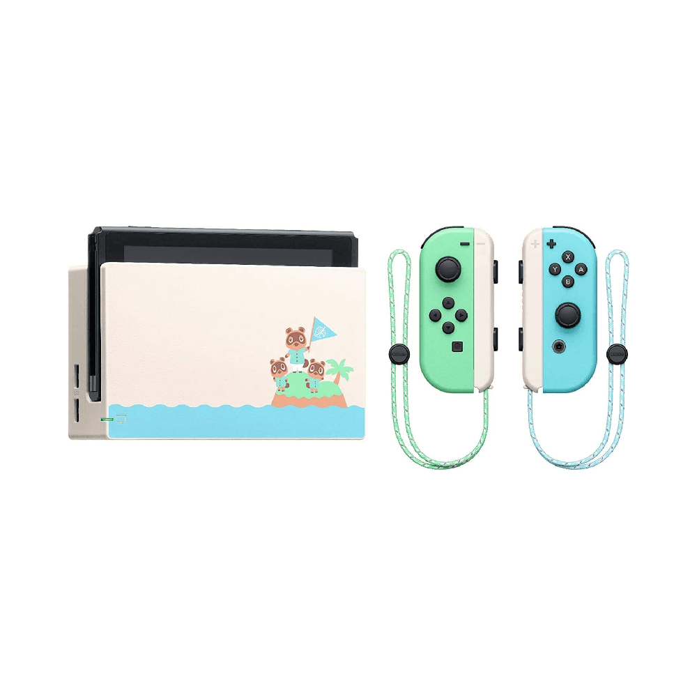 Nintendo Switch Joy-Con Blue and Green animal cross edition