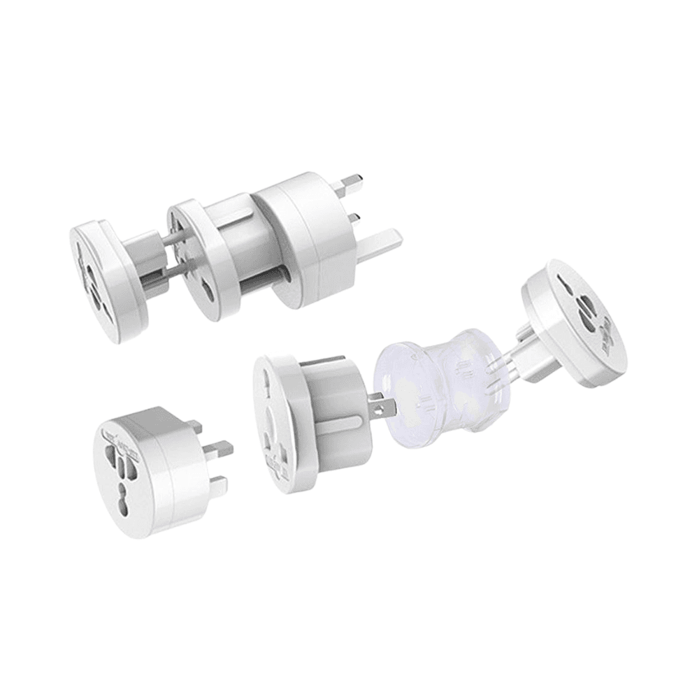 Elexon El997 Universal Travel Adapter - White