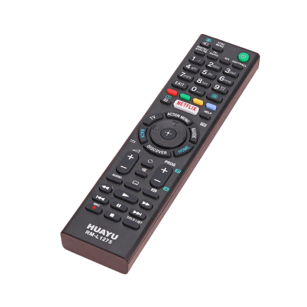 Sony Rm-L1275 Remote Control For Sony Led Lcd Tv With Netflix 3D Buttons