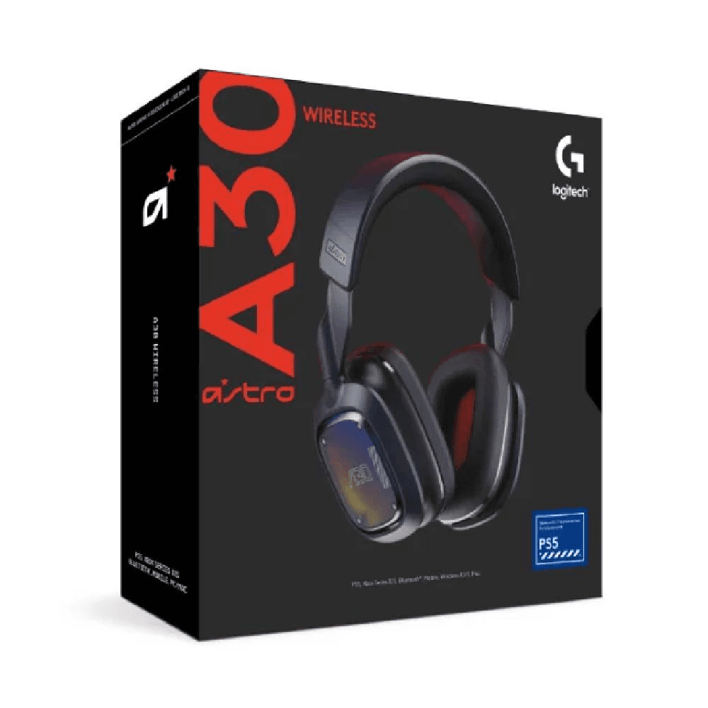 ASTRO A30 WIRELESS GAMING HEADSET BLACK