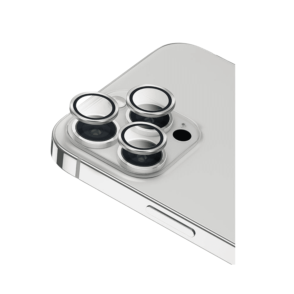 Iphone 15 Pro / 15 Pro Max Camera Protector White & Colour