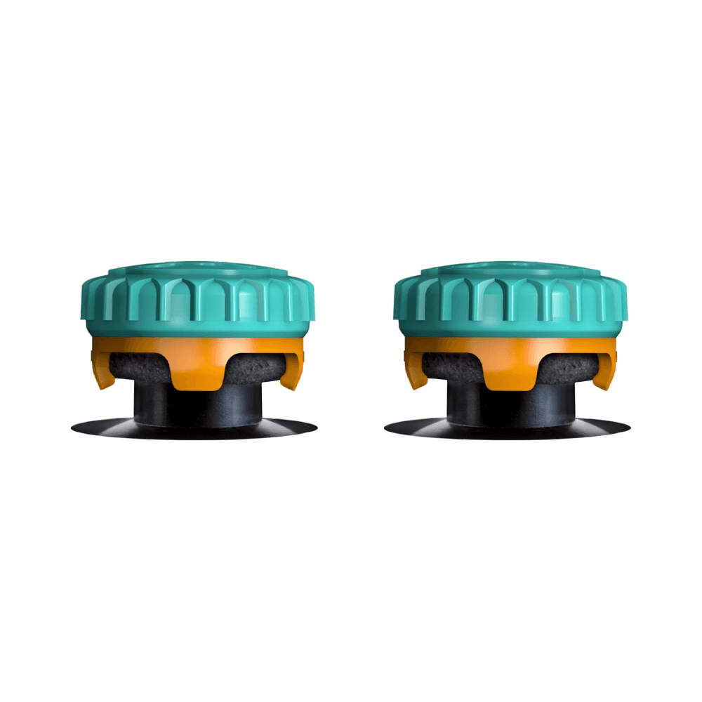 KontrolFreek Saints Row Hybrid Performance Thumbsticks PS5, PS4, Teal - 2 Mid-Rise for Accuracy & Comfort