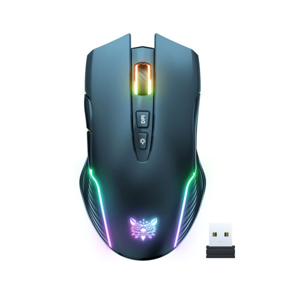 ماوس الألعاب السلكي ONIKUMA CW905 6400 DPI مع ألوان LED المتنفسة
