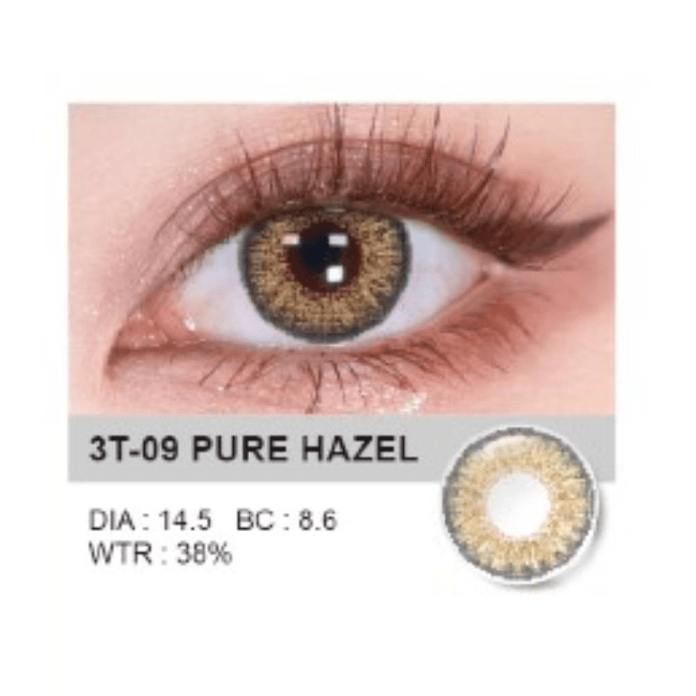 Neocutey Soft Content Lenses 3T-09 Pure Hazel Up To 1 Year 1Pair