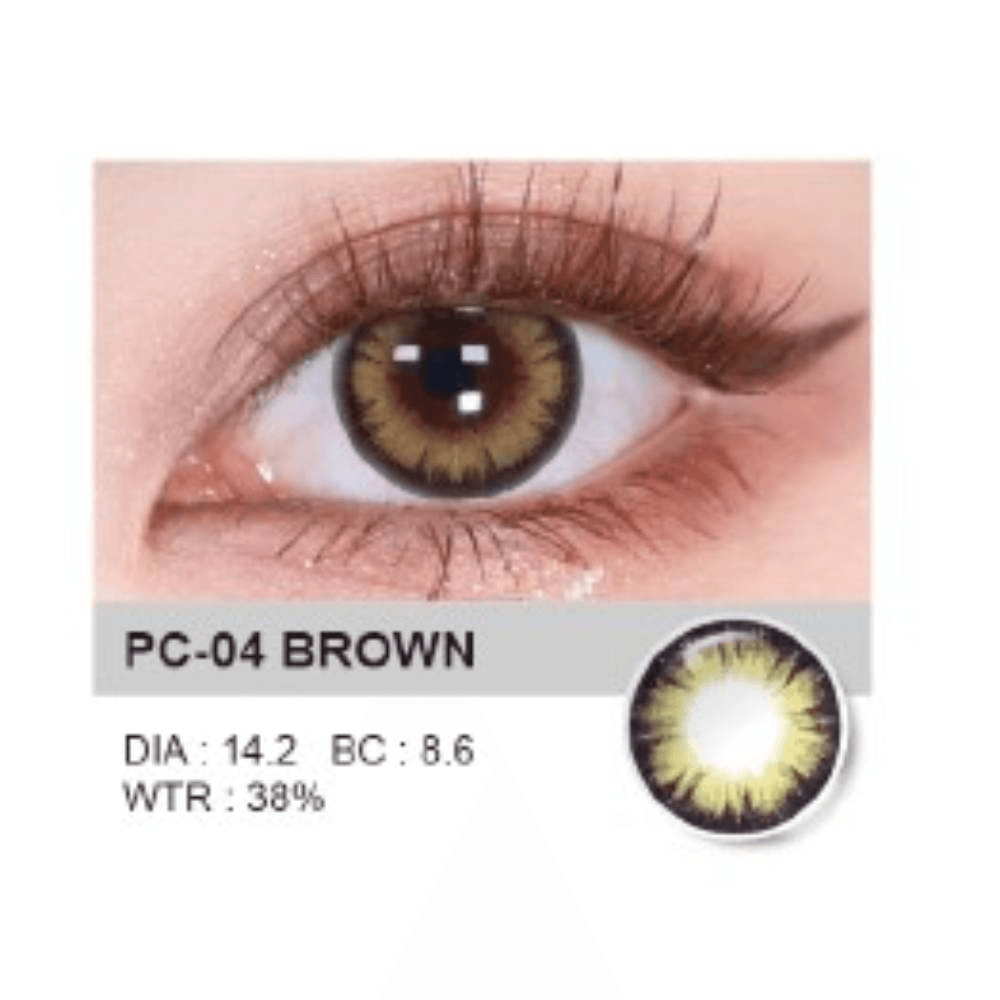 Neocutey Soft Content Lense Pc-04 Brown Up To 1 Year 1Pair