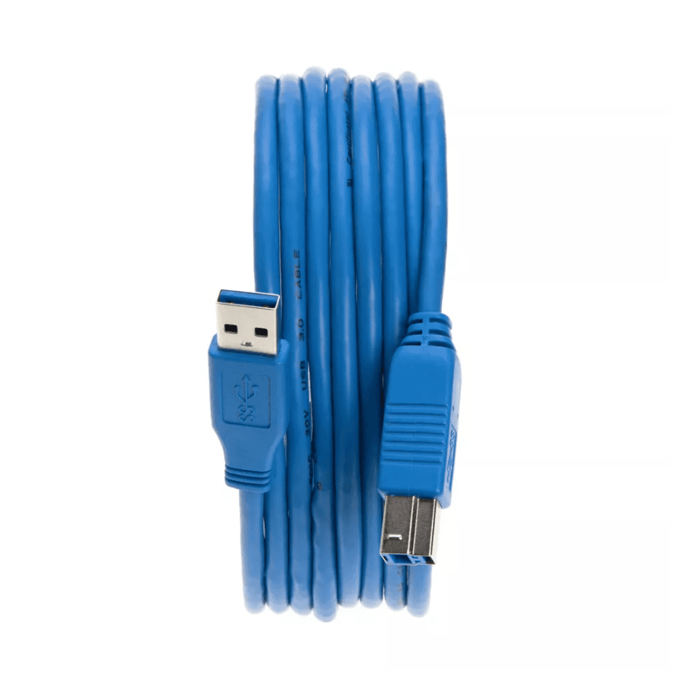 USB 3.0 Printer/Device Cable, Blue, Type A Male/Type B Male Plug, A Male to B Male Super Speed USB Cable, USB 3.0 to Type B Cable, Type C Printer Cable-1.5 Meter