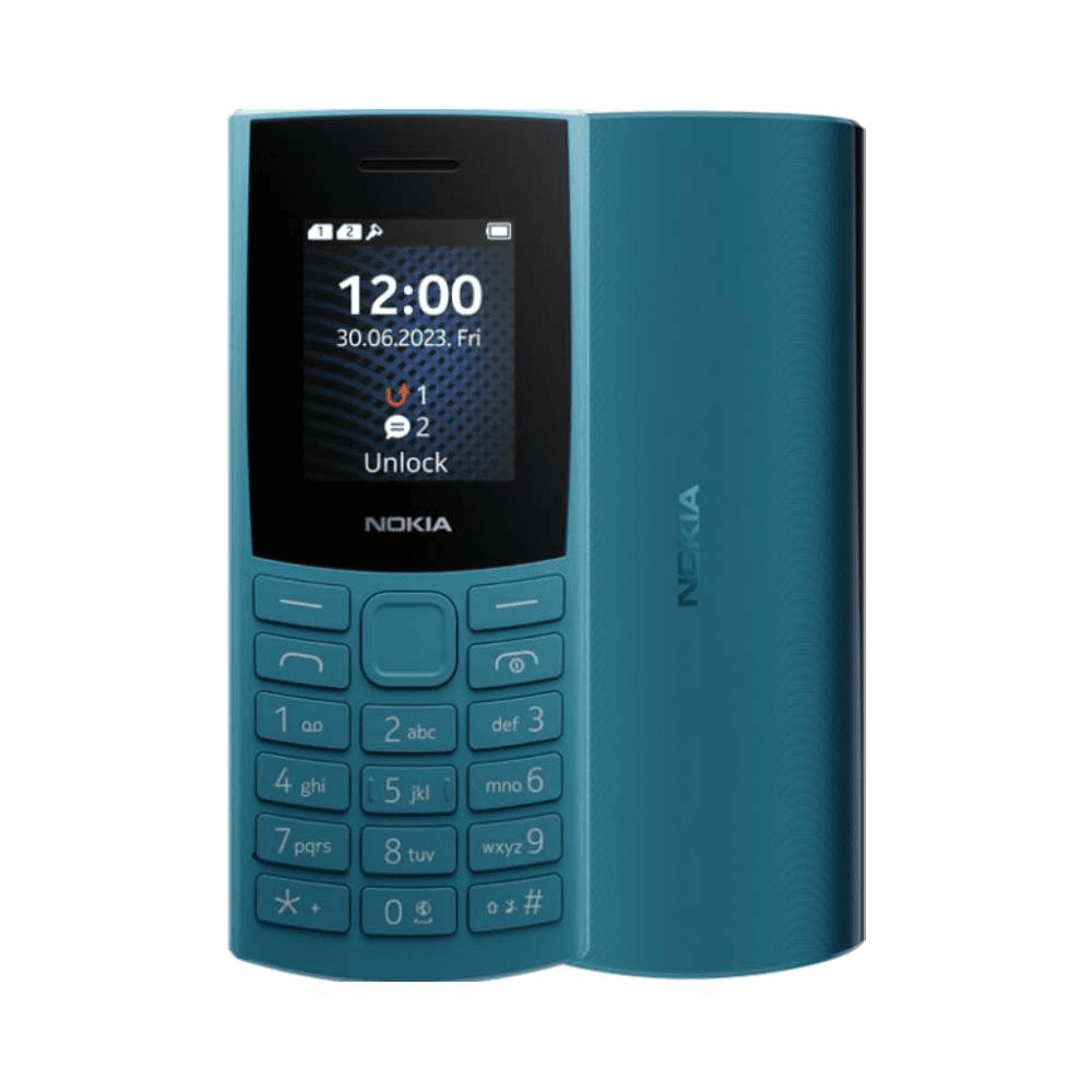 Nokia Feature Phone 105 4G Dual SIM - Gcc Blue