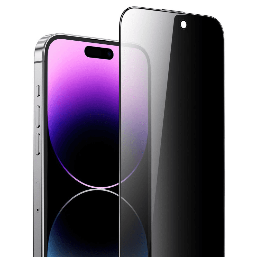 Green Steve 9H Screen Protector For Iphone 15 Pro Max / Privacy Glass / Anti-Fingerprint