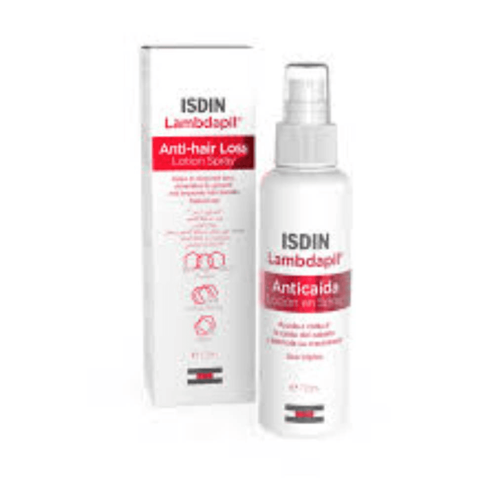 Isdin Lambdapil Anti Hair Loss Lotion Spray To Stop Hair Loss And Stimulate Its Growth 125 Ml