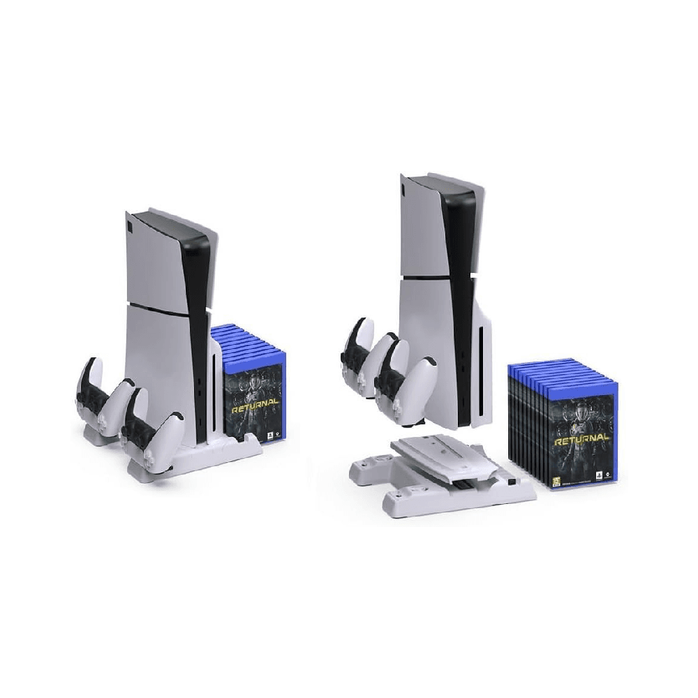 Multlfunctiona Cooling Stand DOBE- PS5/PS5 New Console-WHITE- TP5-3537B