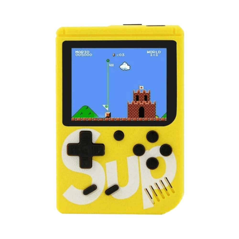 Sup Game Box Plus Portable Rechargeable Single Player (Yellow)