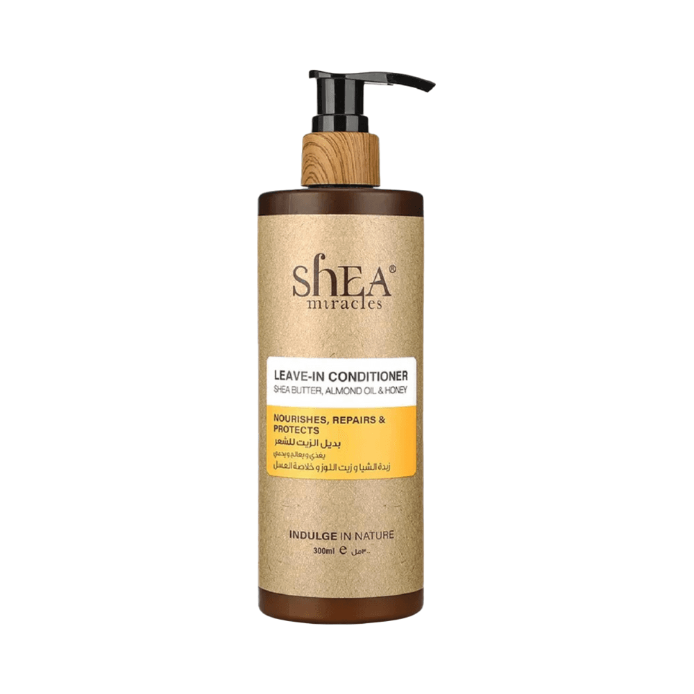 Shea Miracles Leave-in Conditioner with shea butter, almond & Honey to repair & nourish hair 300ml