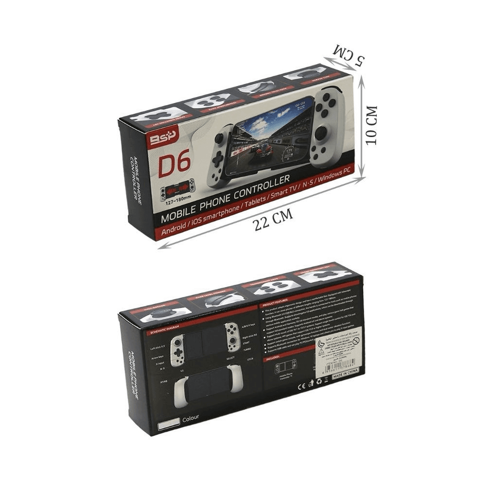 Mobile Retractable Bluetooth Gamepad