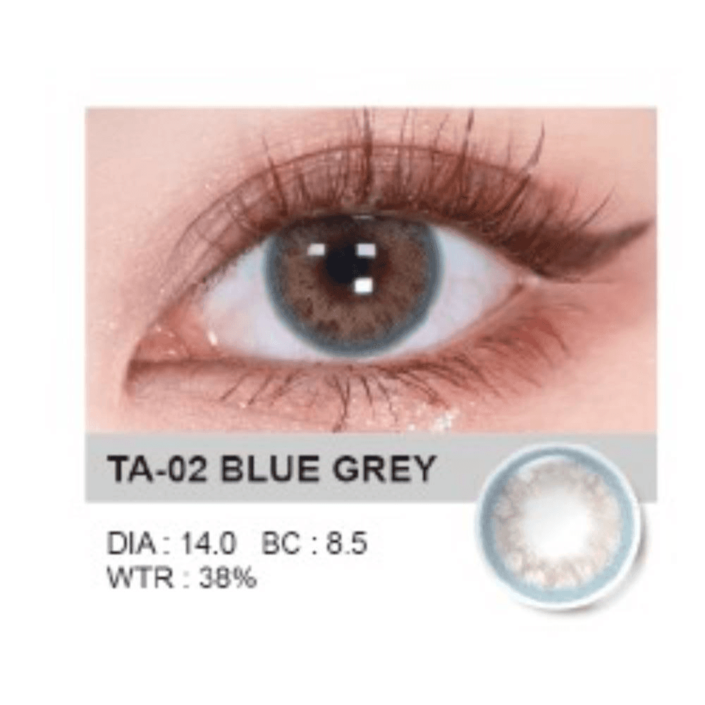 Neocutey Soft Content Lense Ta-02 Blue Gray Up To 1 Year 1Pair