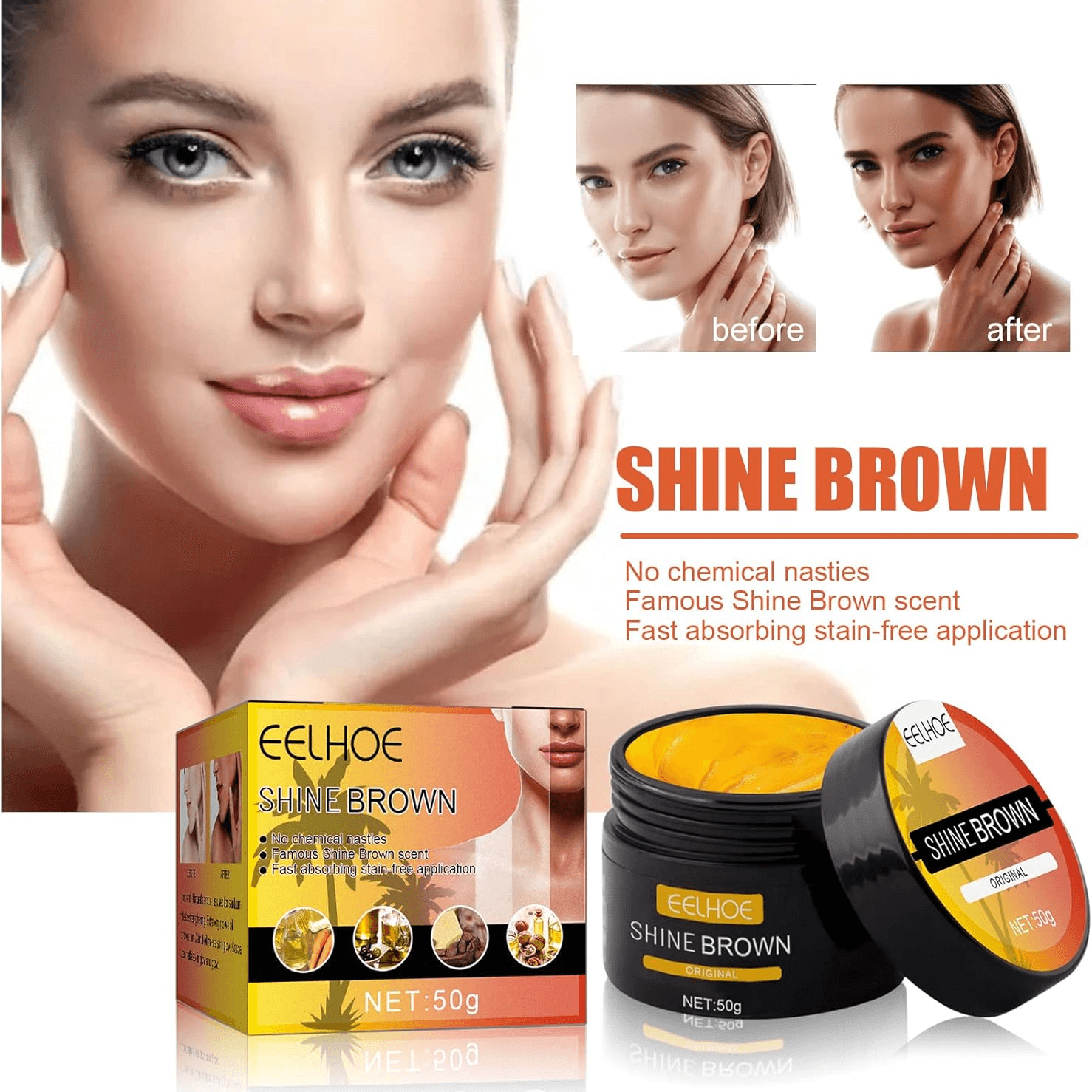 Tanning Lotion - 50G Shine Brown