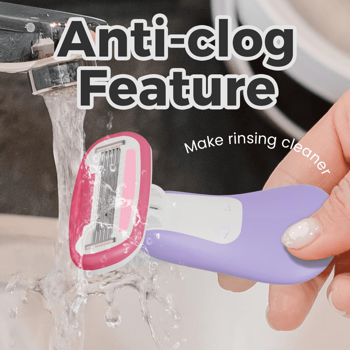 Travel Sized Portable Razor - Violet
