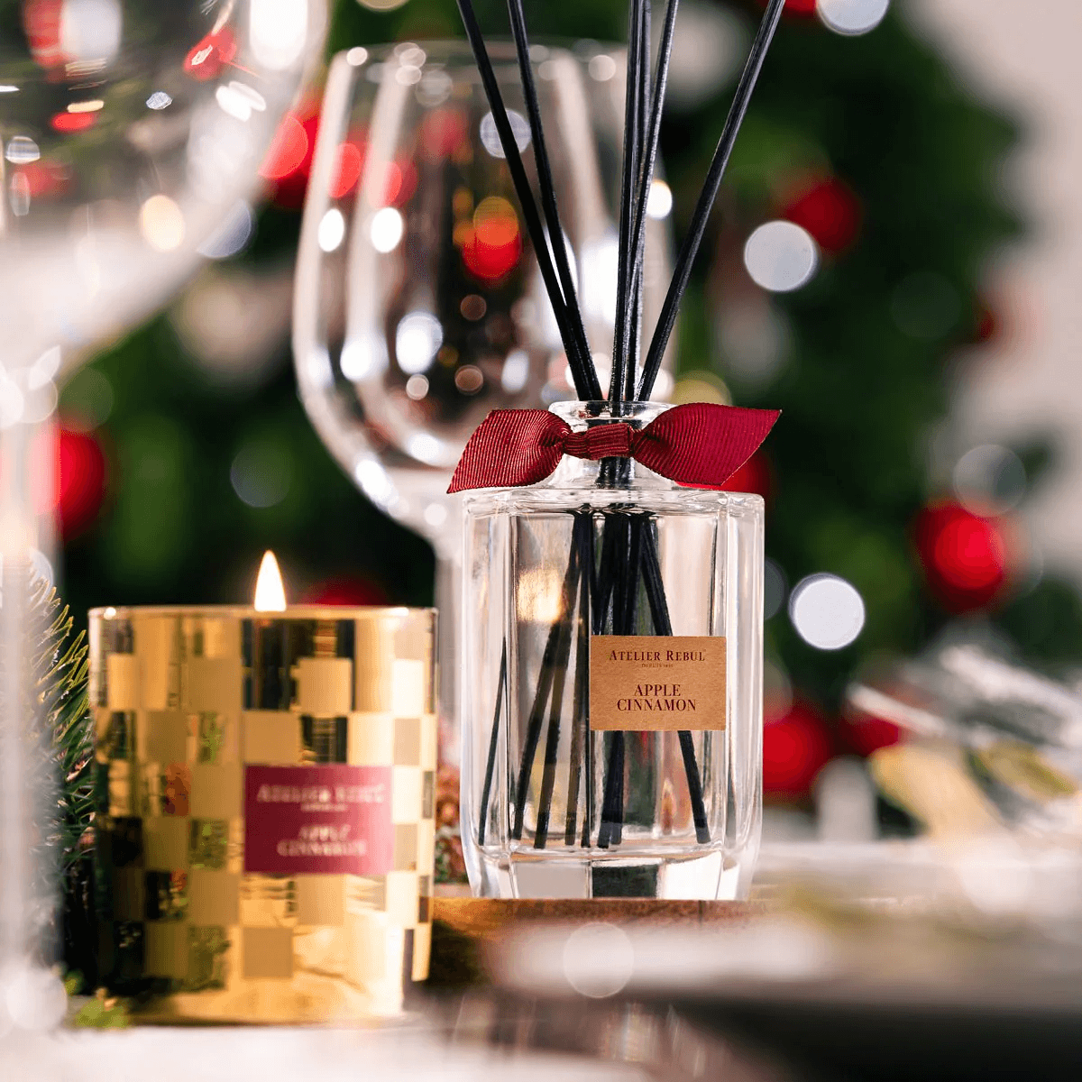 أتيليه ريد معطر بعيدان عطريّة - تفاح وقرفة - 200 مل