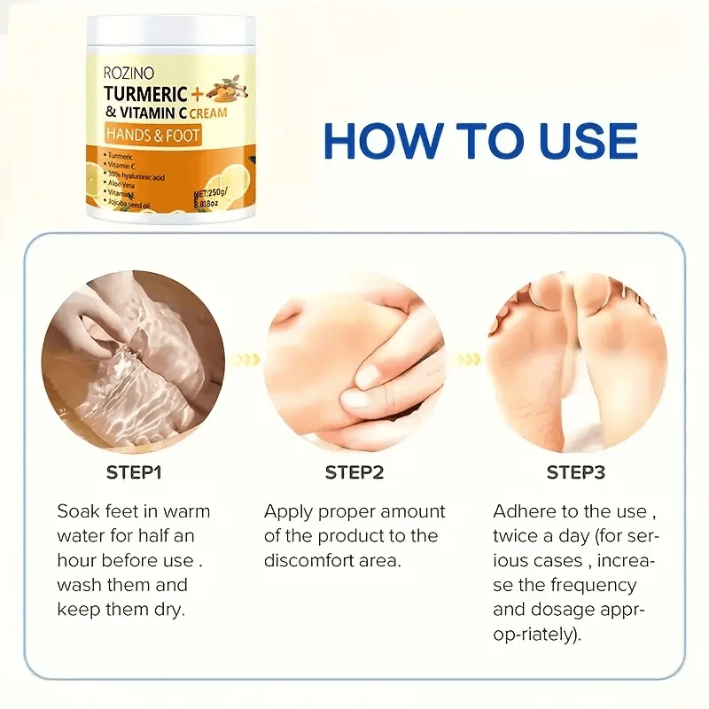 Rozino Tumeric & Vit C Hands And Foot Cream