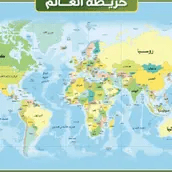World Map 1Pcs