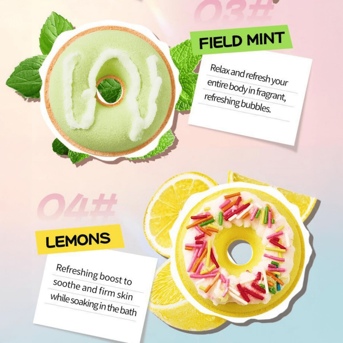 Bathbomb - 4 Pcs