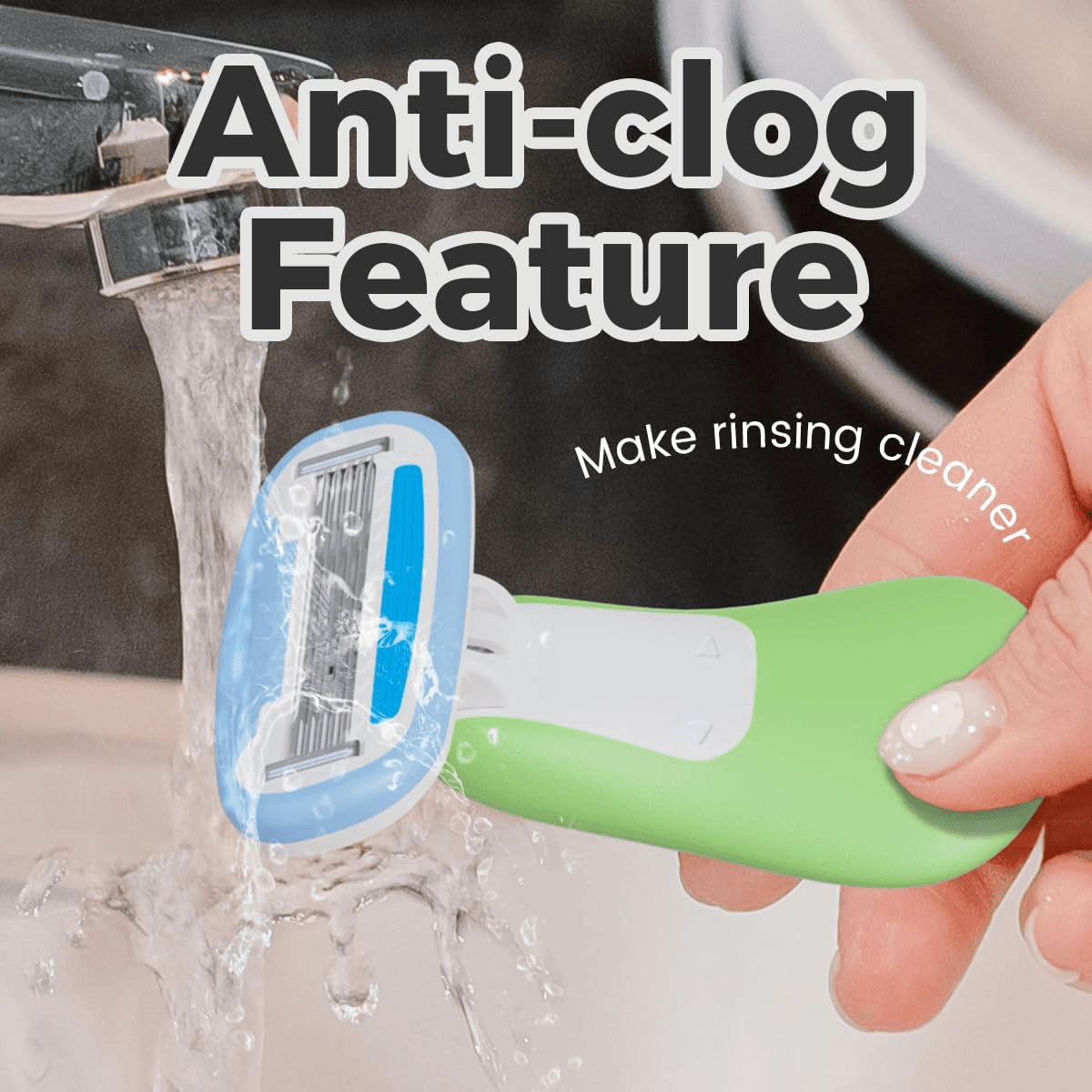 Travel Sized Portable Razor - Green