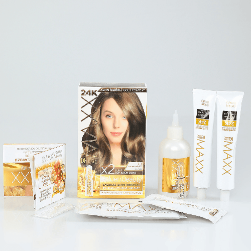 Maxx Golden Beauty Hair Color 7.3 Nutshell