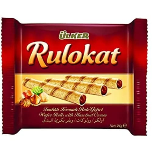 Ulker Rulokat Wafer Roll With Hazelnut Cream 24g