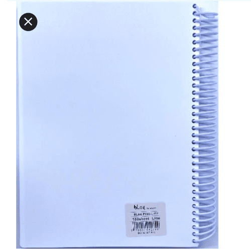 University Note Blog Note Book 180 Pages