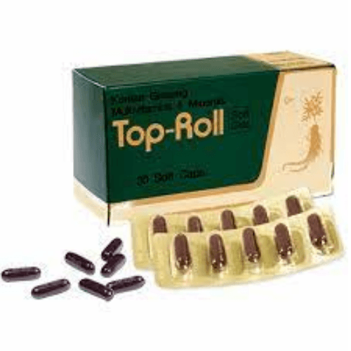 Top-Roll (Korean Ginseng, Multivitamin & Minerals) 30 Soft Capsules