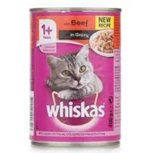 Whiskas Beef Gravy 400 Gr