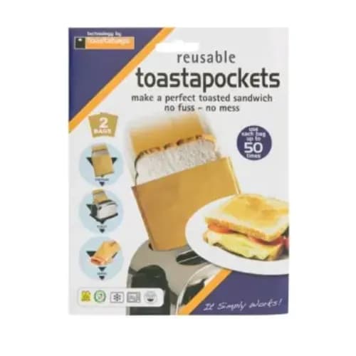 Reusable Toaster Pockets 2 Bags