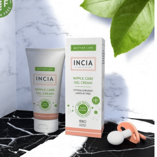 Incia Nipple Care Gel Cream 100% Natural 