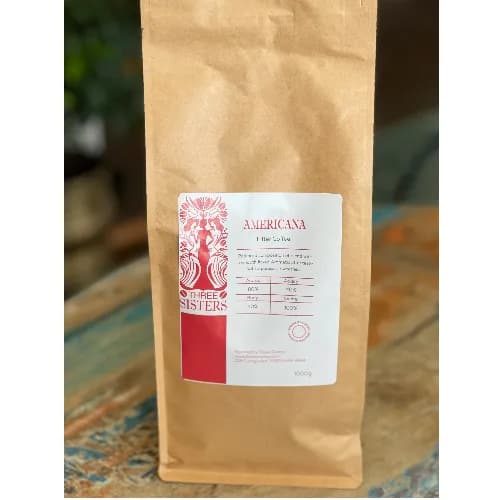 Three Sisters Americana Ground Coffee 1kg