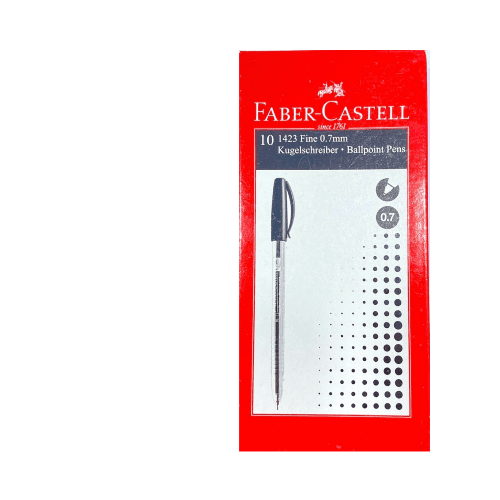 Faber-Castell Ballpoint Pens 0.7 mm 10 Pcs Black 2835