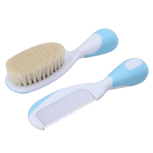 Chicco Baby Brush And Comb Blue Color