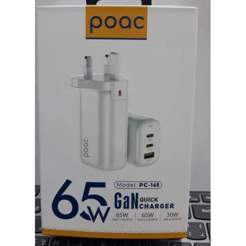 Poac Quick Charger Adaptor 65w (Pc165)