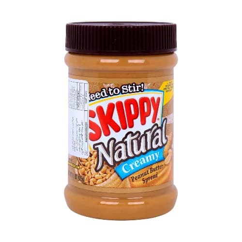 Skippy Natural Creamy Peanut Butter 425g