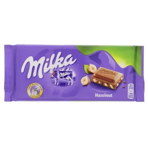 Milka Chocolate Hazelnut 100g