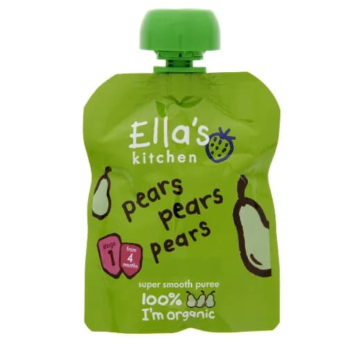 Ella's Kitchen Organic Baby Food Pears 70g