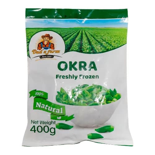 Dad's Farm Frozen Okra 400g