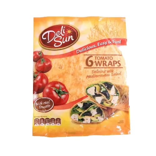 Deli Sun Tomato Wraps, 6 Pcs, 360 G