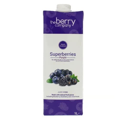 The Berry Company Superberries Juice Drink Purple 1 L