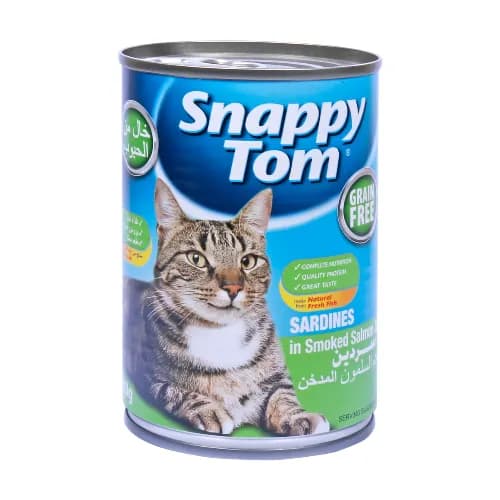 Snappy Tom Sardines in Smoked Salmon Jelly 400g