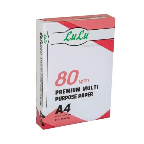 LuLu Copy Paper A4 80gsm 5X500 Sheets