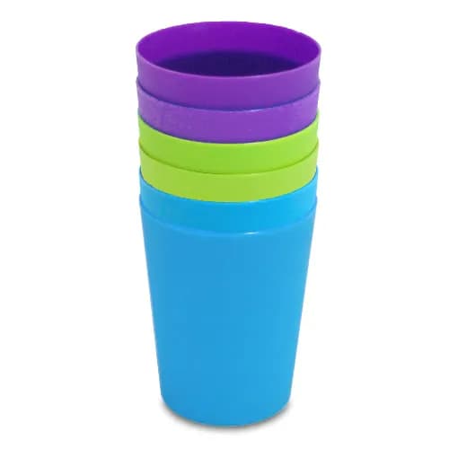 Bee Tumbler Set, 6 pcs, 10 oz, Multicolor, 689-16