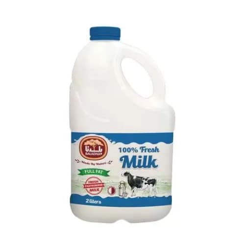 Baladna Fresh Milk Full Fat 2 Liter