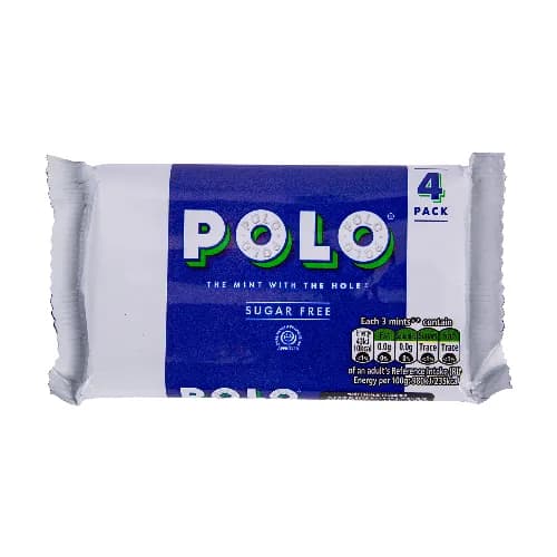 Polo Sugar Free Mints 4 x 33.4 g