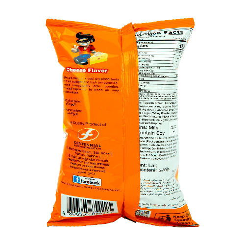 Chick Boy Pop Nik Cheese Snack 100 g