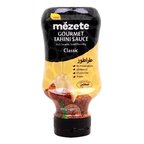 Mezete Gourmet Tahini Sauce, Classic, 315 g