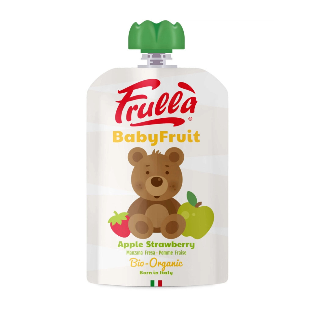 Frulla Babyfruit Apple Strawberry Pulp - 100Gm